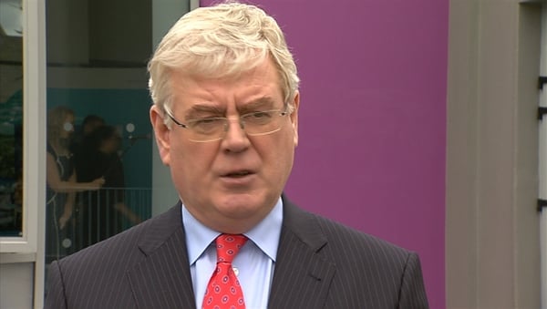 Eamon Gilmore said good progress was being made on the creation of a banking union