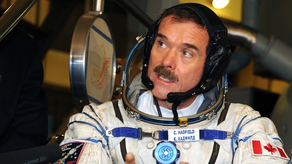 Chris Hadfield has built up a huge Twitter following during his time on the ISS
