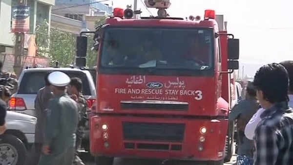 A convoy of vehicles was targeted by a suicide bomber