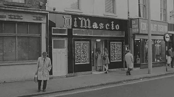 Di Mascio's Fish & Chip Shop, Marlborough Street, Dublin (1972)