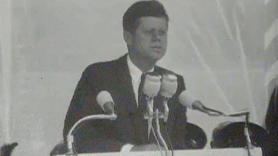 President Kennedy in Limerick, 1963