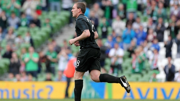 Richard Dunne got a taste for competitive action against Georgia