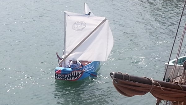 Winners of this year's Baltimore Wooden Boat Festival Race