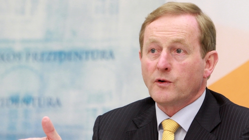 The senator criticised Enda Kenny for his comments on the Seanad doing nothing to stop the excesses of the Celtic Tiger