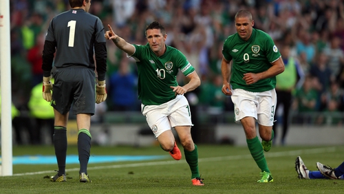 Robbie Keane scored a hat-trick on his 126th appearance