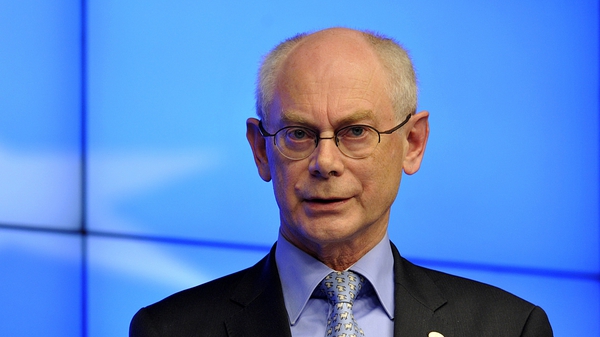 Herman Van Rompuy was speaking at Enterprise Ireland's Euro Zone Summit in Dublin today