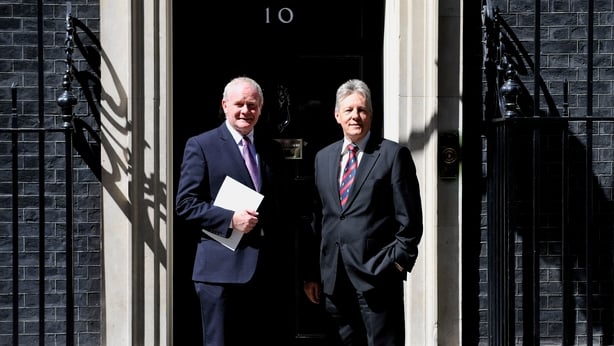 Martin McGuiness and Peter Robinson