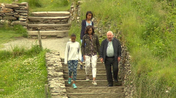 George McClafferty gave the tour