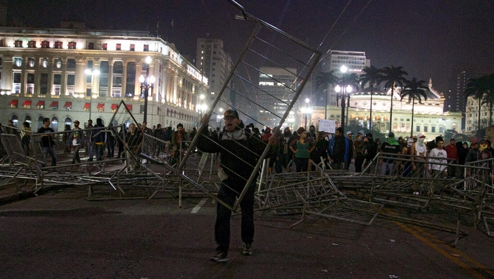 Protesters clash with police in Brazil unrest