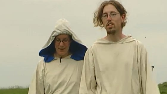 Summer Solstice at the Hill of Tara, Co. Meath in 2005.