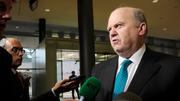 Michael Noonan hopes for EU agreement on winding up failed banks when finance ministers meet again on Wednesday