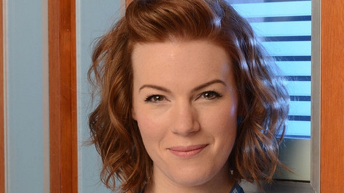 Niamh McGrady has said that she's thrilled to be a regualr cast member on Holby City