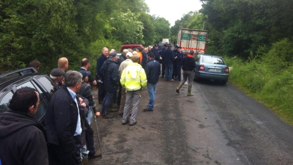 Over 30 turf cutters gathered at a bog at Kilteevan near Roscommon town at the weekend