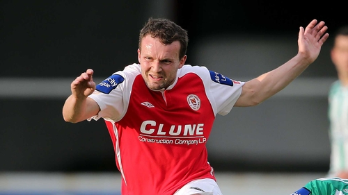 Conan Byrne scored a vital away goal for St Pat's