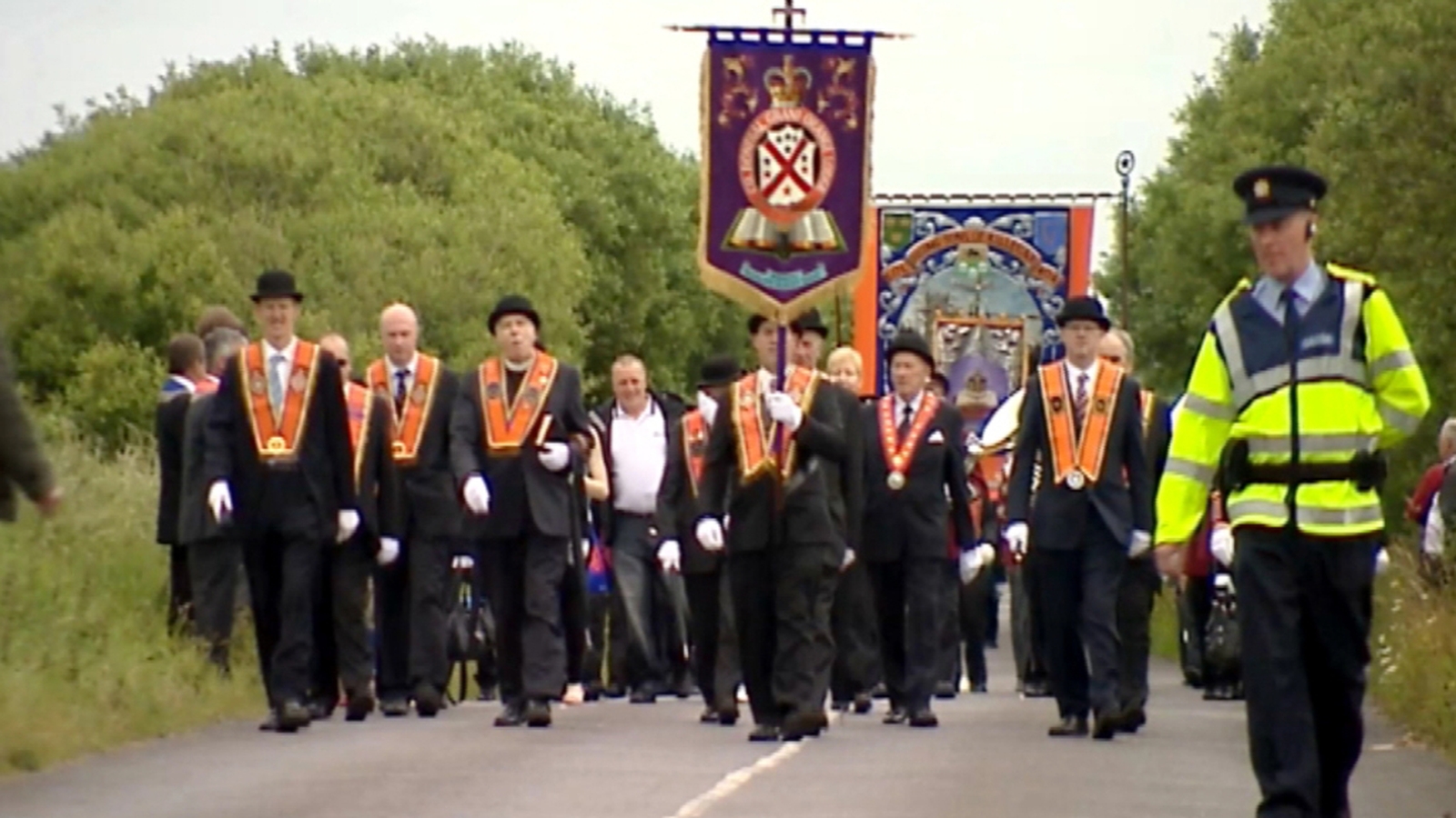 Orange Order parade held in Donegal