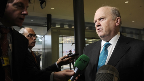 Michael Noonan said it is easier for countries in receipt of assistance if others are meeting targets