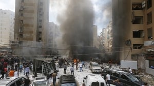 The blast happened in a stronghold of the Lebanese Shia Hezbollah group