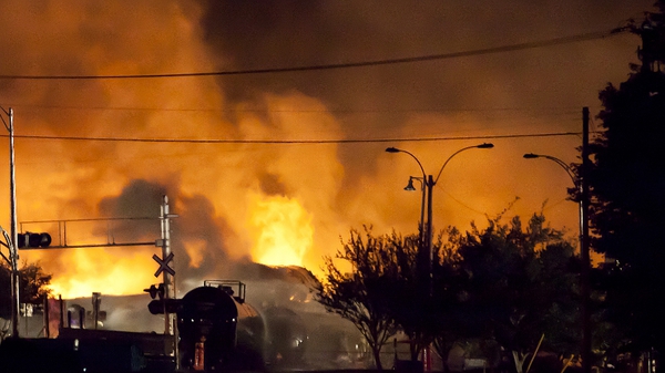 The resulting explosions obliterated the centre of lakeside Lac-Megantic