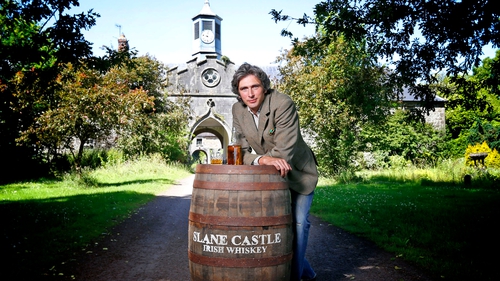 Henry Mountcharles and his son Alex (pictured) have been developing Slane Castle Whiskey since 2009