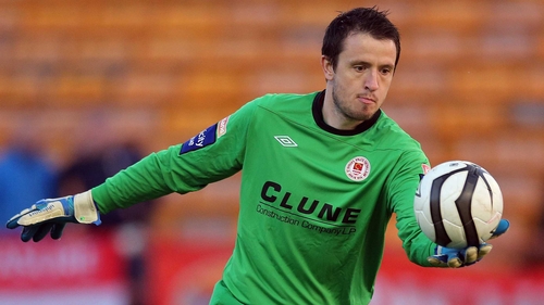 Brendan Clarke kept a clean sheet against Bray