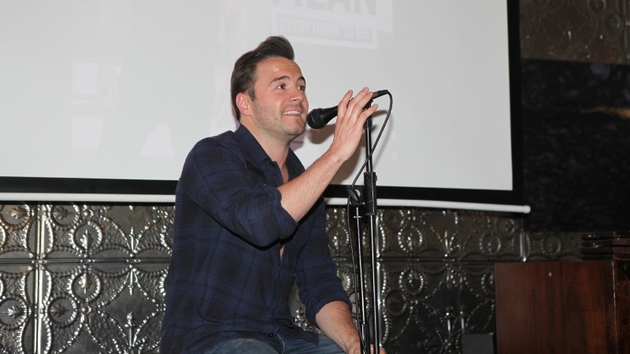 Shane Filan at the playback of his solo album in Dublin's Odessa Club this afternoon. Photo credit: Monika Karaliunaite