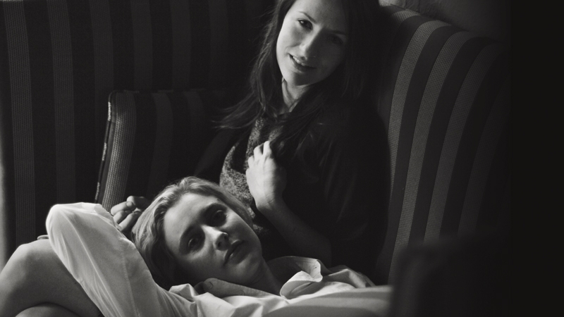 Frances (lying down, played by Greta Gerwig) and her best mate Sophie, played by Sting's daughter, Mickey Sumner