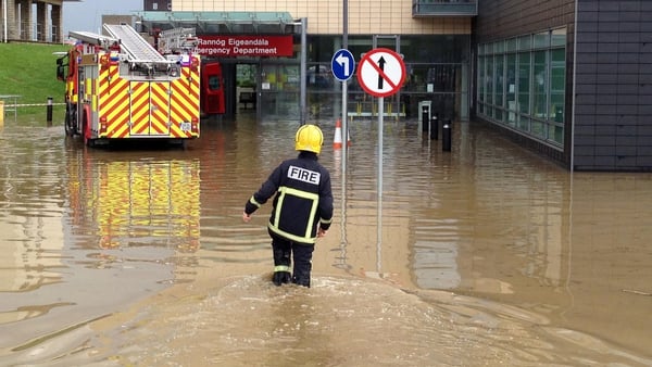 A devastating flood last summer hit 70% of services in the hospital (Pic: Declan Doherty)