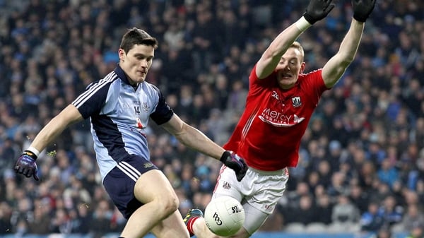 Jamie O'Sullivan (right) has been banned for striking Diarmuid Connolly (left)