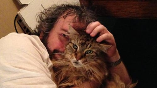 Peter Jackson with Mr Smudge