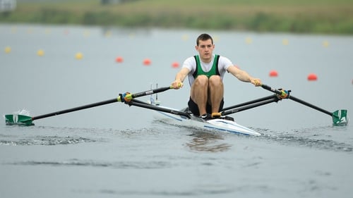 Paul O'Donovan has made it through to the semi-finals of the men's lightweight sculls