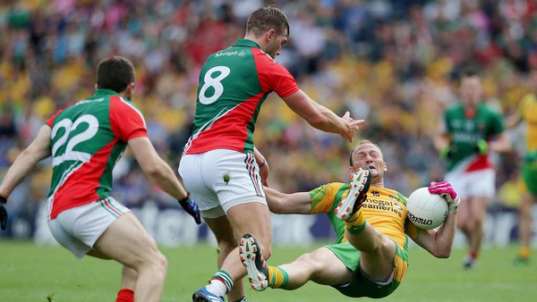 Aidan O'Shea part of the dominant Mayo display that crushed Donegal
