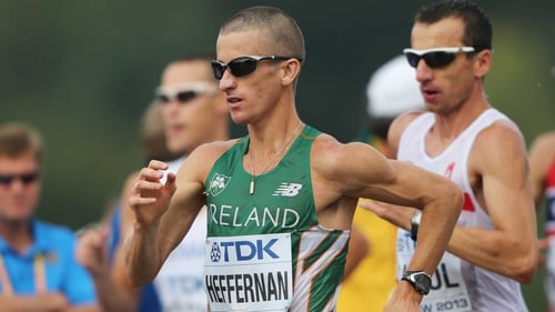 Ireland's Rob Heffernan smashed the field in the final 10km of the race