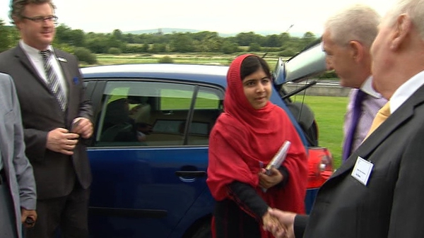 Malala was left fighting for her life after she was attacked by Taliban gunmen last October
