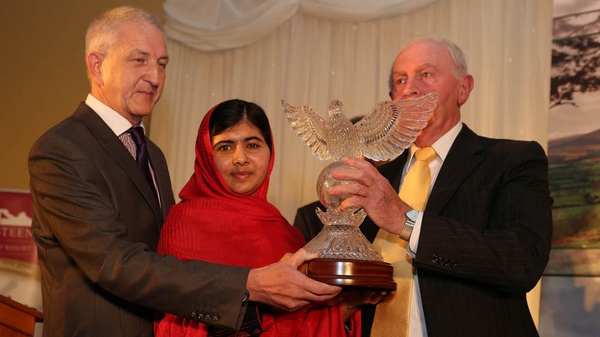 Malala received the Tipperary International Peace Award last year
