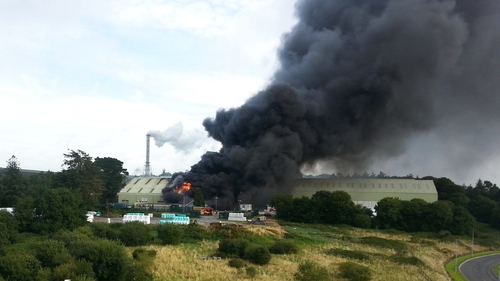 Five units of Waterford and Kilkenny fire services attended the scene