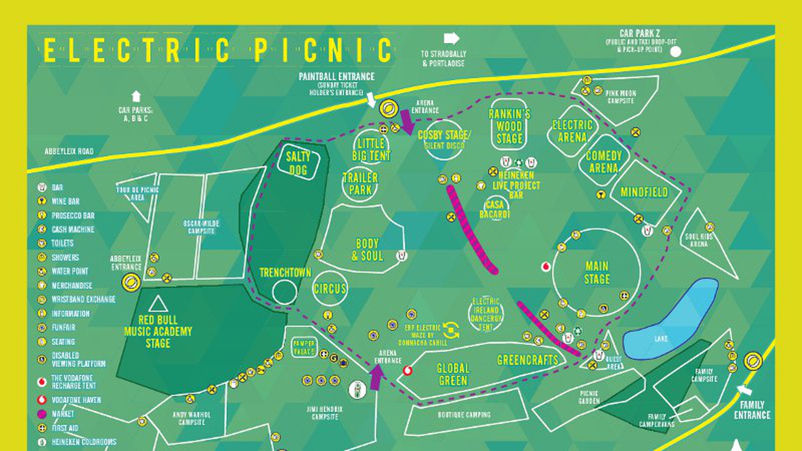 Electric Picnic check out the site map