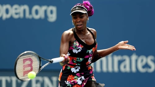 Venus Williams sported some colourful attire in her first round match