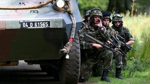 The soldiers have been in training ahead of their departure (Picture: Defence Forces)