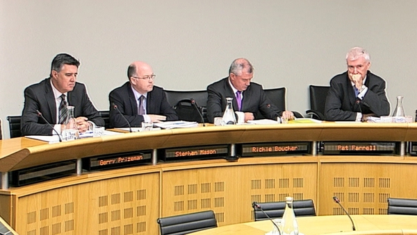 Bank of Ireland bosses appeared before the Oireachtas Finance Committee today