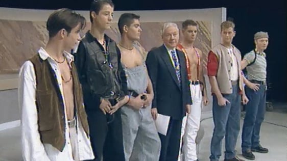 Boyzone on the Late Late Show in 1993