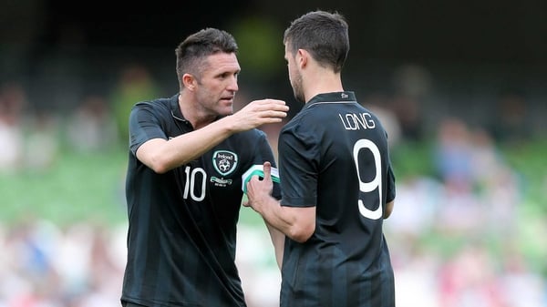 Robbie Keane and Shane Long will start up front for Ireland against Sweden