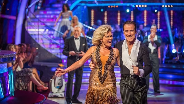 Anton Du Beke with Fiona Fullerton on Strictly Come Dancing