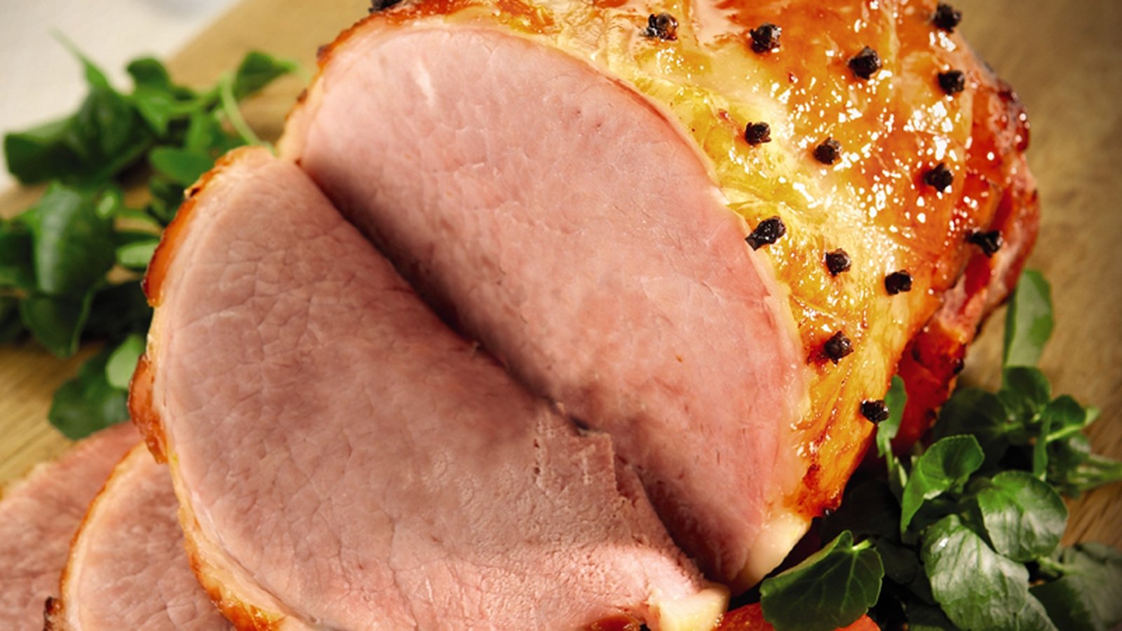 Irish Ham Fillet with Mustard and Honey Glaze