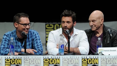 Bryan Singer, Hugh Jackman and Patrick Stewart at Comic Con 2013
