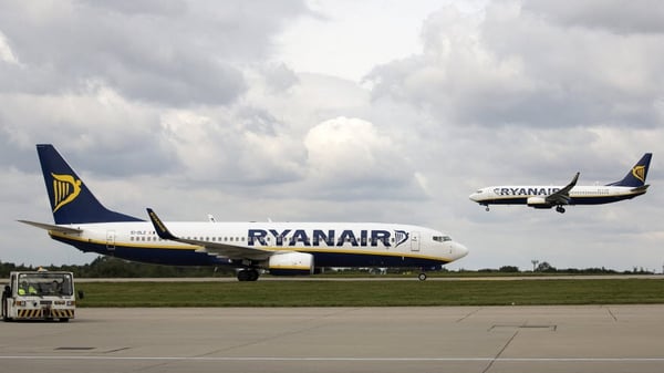 Ryanair said it carried 10.5 million passengers in March