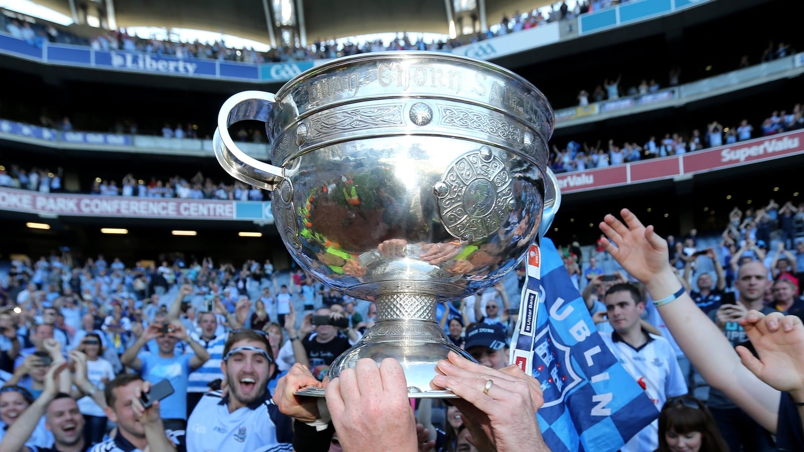 The sporting year. Sam Maguire Cup.