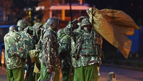 Kenyan military frees most hostages at Nairobi shopping centre