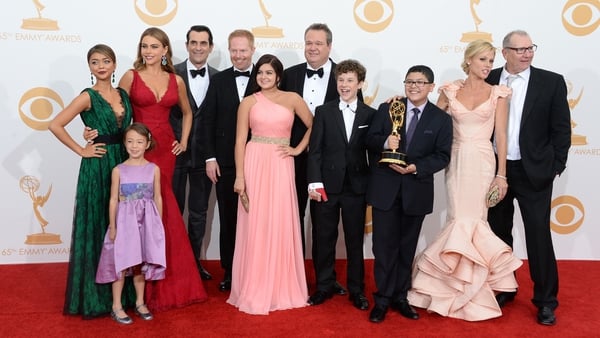 The award winning cast of Modern Family