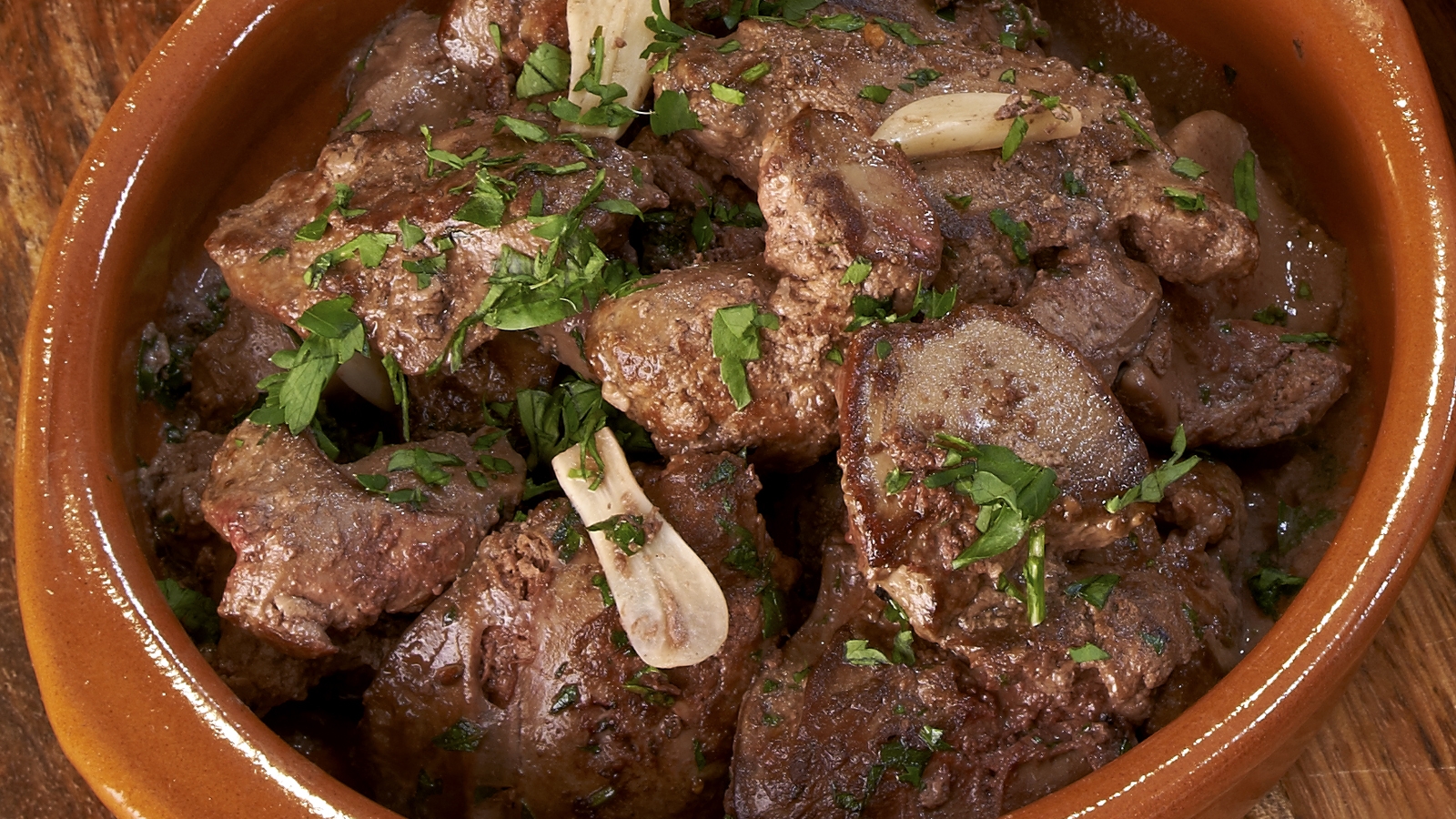 Chicken Livers with Sherry Rachel Allen