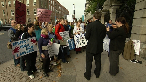 The appeal from the Irish Deaf Society came during International Week of the Deaf